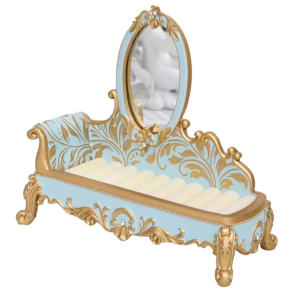 MagiDeal Sofa Couch Ring Jewelry Display Stand Holder Rack Wedding Decor