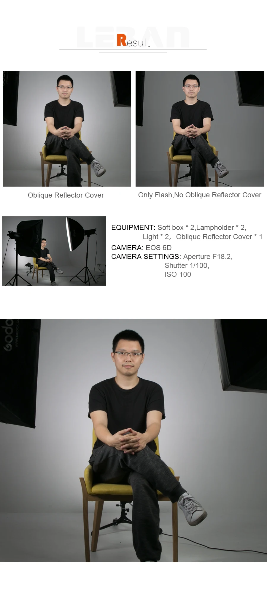 9Photo studio kit Oblique Reflector Cover Bowens Mount Premium Background Backlight Reflector wClip