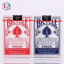 2pcs/Set Bicycle Seconds Playing Cards Poker Blue&Red Bicycle Magic Regular Decks Rider Back Standard Decks Magic Trick Kid Toys 2pcs/Set Bicycle Seconds Playing Cards Poker Blue&Red Bicycle Magic Regular Decks Rider Back Standard Decks Magic Trick Kid Toys