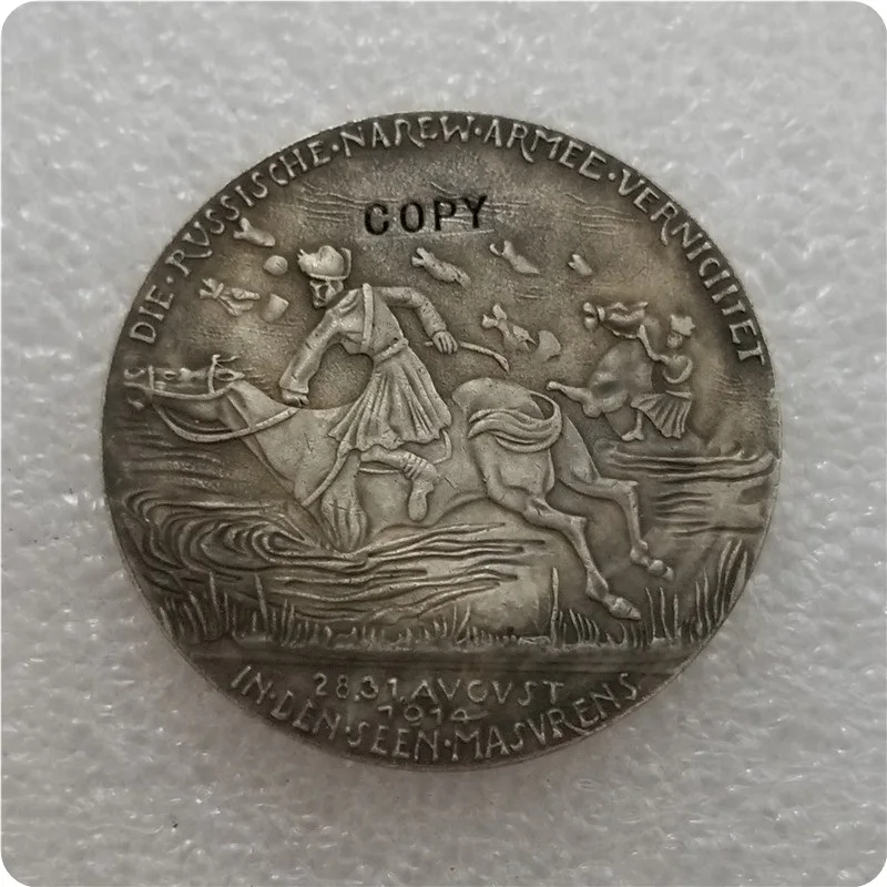 Type #4 _ 1914 немецкий Карл Гетц копия монет | Дом и сад