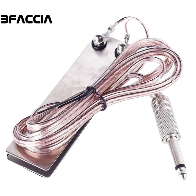

Bfaccia Stainless Steel Foot Pedal Switch Controller Tattoo Power Supply Machine Footswitch+ 5ft Clip Cord Tattoo Accessory Tool