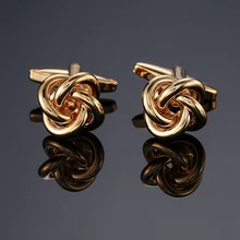 DY new High grade brand Brass material font b Gold b font roundles twist Cufflinks Men