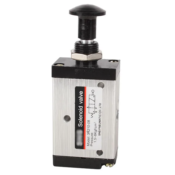 

3 Port 2 Postion 1/4" PT Hand Operated Air Valve Manual Control 3R210-08