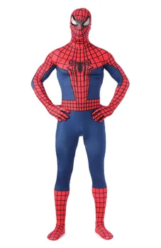 

Classic Spider-man Costume Spandex Spiderman Cosplay Halloween Costume