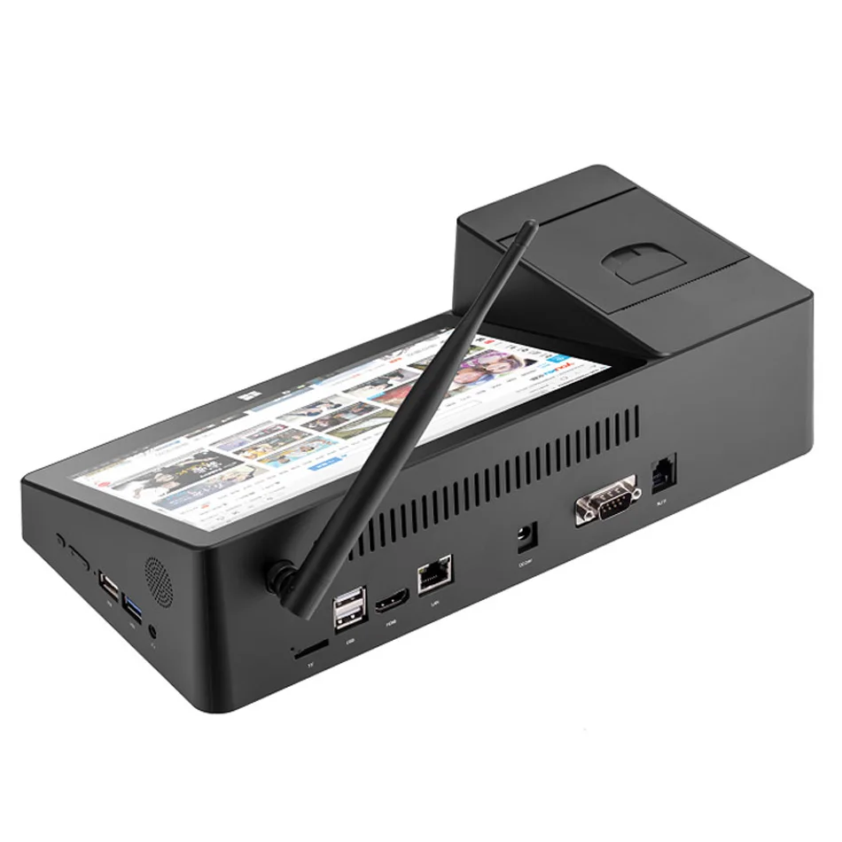 PIPO X3 POS настольный компьютер принтер Win10 Мини ПК планшетный Intel Z8350