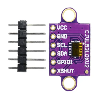 

OSOYOO VL53L0X Time-of-Flight (ToF) Laser Ranging Sensor Breakout 940nm GY-VL53L0XV2 Laser Distance Module I2C IIC