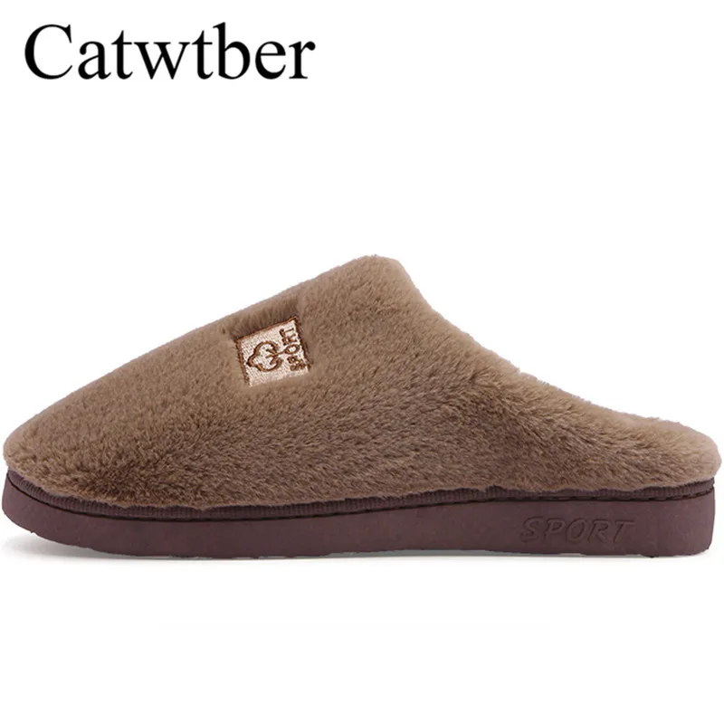 Catwtber Men Slippers Winter Warm Shoes Soft Bottom Non-slip Home Furry Shoes Soft Fur Floor Slippers For Men Indoor Non-Slip Catwtber Men Slippers Winter Warm Shoes Soft Bottom Non-slip Home Furry Shoes Soft Fur Floor Slippers For Men Indoor Non-Slip