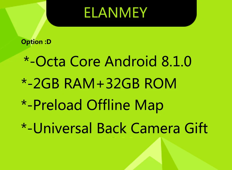 Clearance Elanmey GPS 8-Core Bluetooth stereo android 8.1.0 car multimedia player for KIA Forte Cerato AT multimedia radio no DVD Player 4