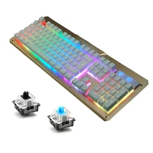 Wired 87 / 104Keys K26 Usb Mixed LED Backlit Ergonomic illuminated Mechanical Gaming Keyboard Gamer Multimedia Laptop Desktop