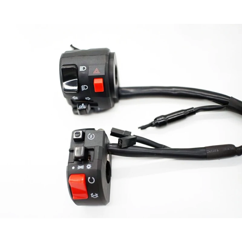 

7/8" 22mm Motorcycle Switches Motorbike Handlebar Controller Switch Scooter Motor Horn Button Turn Signal Fog Lamp Light Start