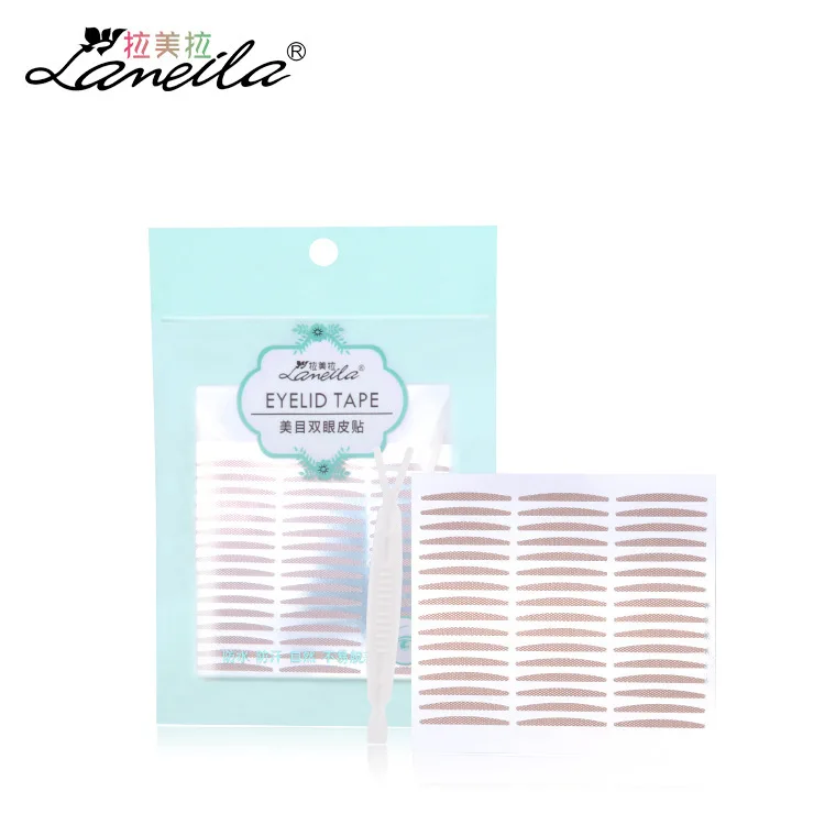 LAMEILA Beauty eye paste one hundred and twenty times natural double eyelid paste mesh lace skin ...