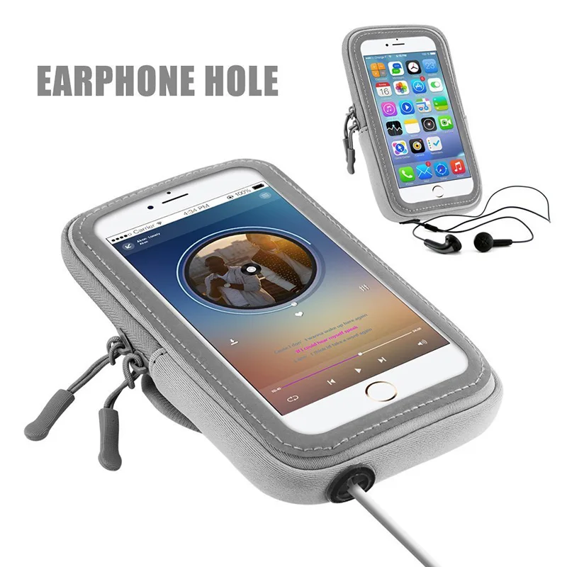 

Blackview Max 1 Sports Arm Phone Holder Case for Blackview P2 P6000 E7 E7s Jogging Running Waterproof Armband Pouch