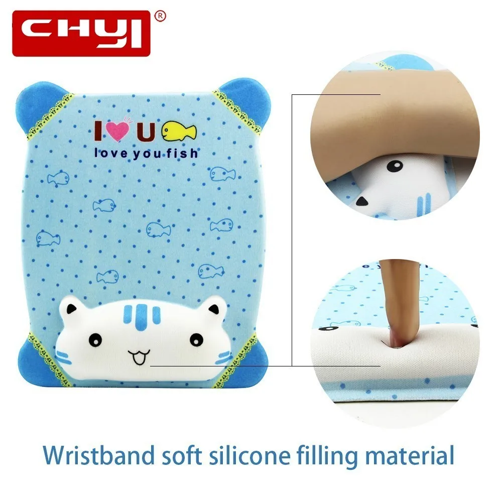 

Anime 3D Wrist Rest Support MousePad Ergonomic Silicone Memory Foam Mouse pad Gaming Pad For Gamer PC Laptop Desktop For Girls