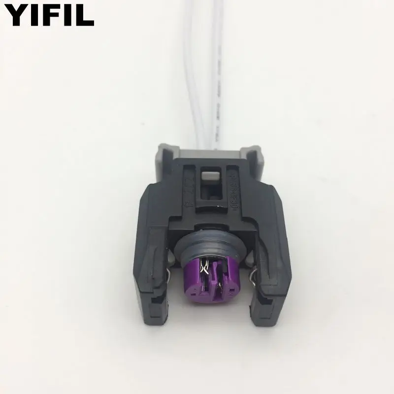 

5pcs/lot 2 Pin/Way Fuel Spray Nozzle/oil Atomizer Plug,Car Diesel Common Rail Injector Connector With Wire Pigtail For Delphi