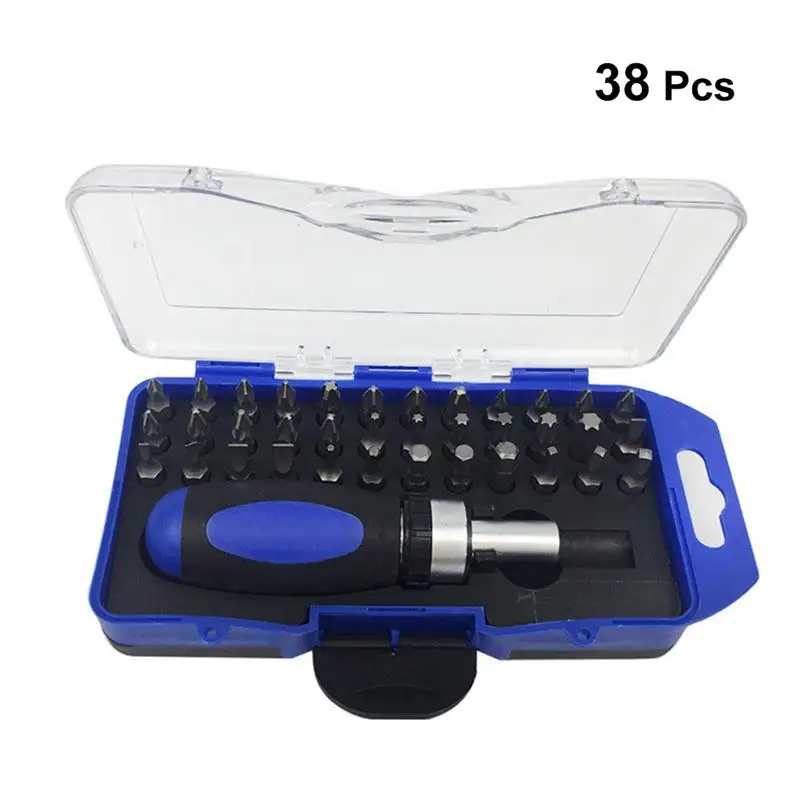

38pcs Multi Function Ratchet Screwdriver Set Professional Precision Screwdriver Combination Tools Home Repairing Tool