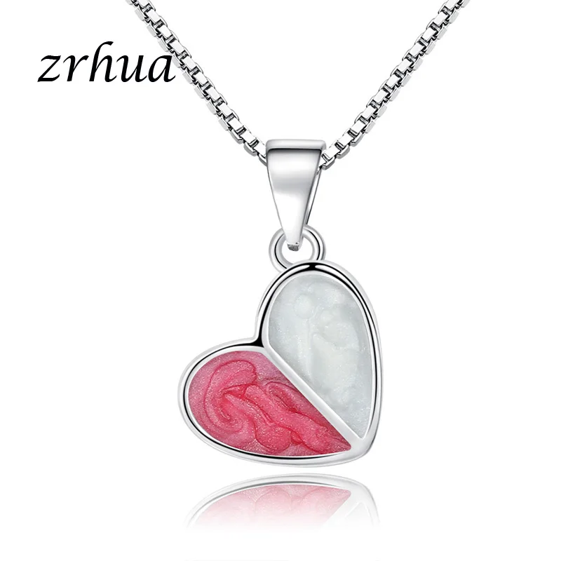 Genuine Sterling Silver Heart Design Pendant