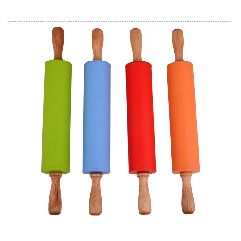 

Cake Paste Rolling Pin New Fondant Sugar craft Dough Roller Guides Tool Bakeware Accessory Kitchen Tools