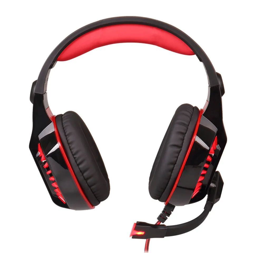 Gaming Headset PC Gamer Stereo Headphones with Mic and Led Light (6)