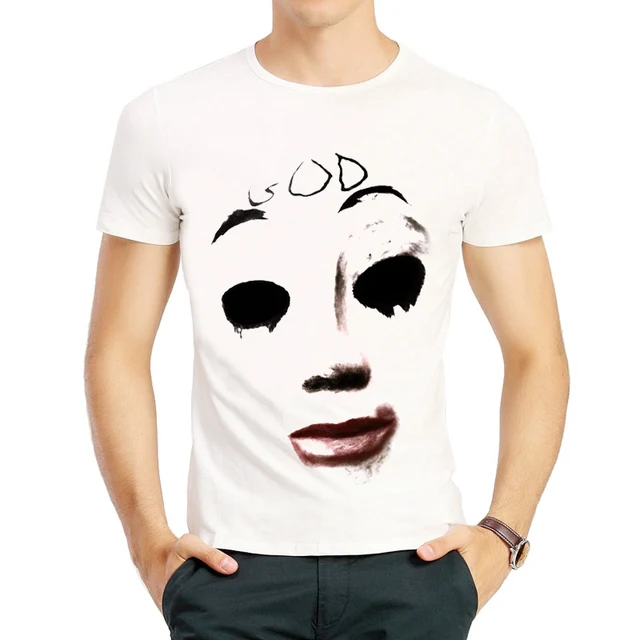 The Purge T Shirt Fashion Mens Short Sleeve White Color The Purge Logo