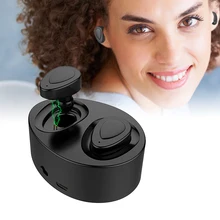 SzKosTon наушники-вкладыши TWS с K2 Bluetooth 4,1 True Беспроводные стереонаушники Bluetooth гарнитура громкой связи Bluetooth гарнитура наушники с микрофоном зарядным устройством для смартфонов