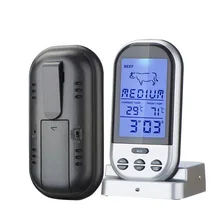 Household BBQ Thermometers Wireless Digital Oven Grill Meat Cooking Remote Control with Long Probe FP8