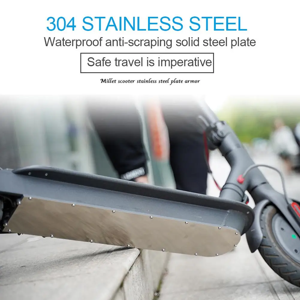 

For MI Mijia Electric Scooter M365 Accessories Battery Cover Anti - Collision Non - Slip Floor Guard Plate Chassis Armor for Mij