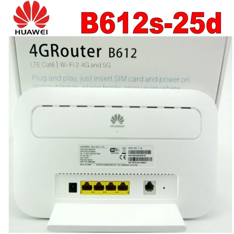 Лот из 500 шт huawei B612 разблокированный 4G LTE Cat 6 CPE B612s-25d Wi-Fi роутер 300 Мбит/с мобильный MIFi
