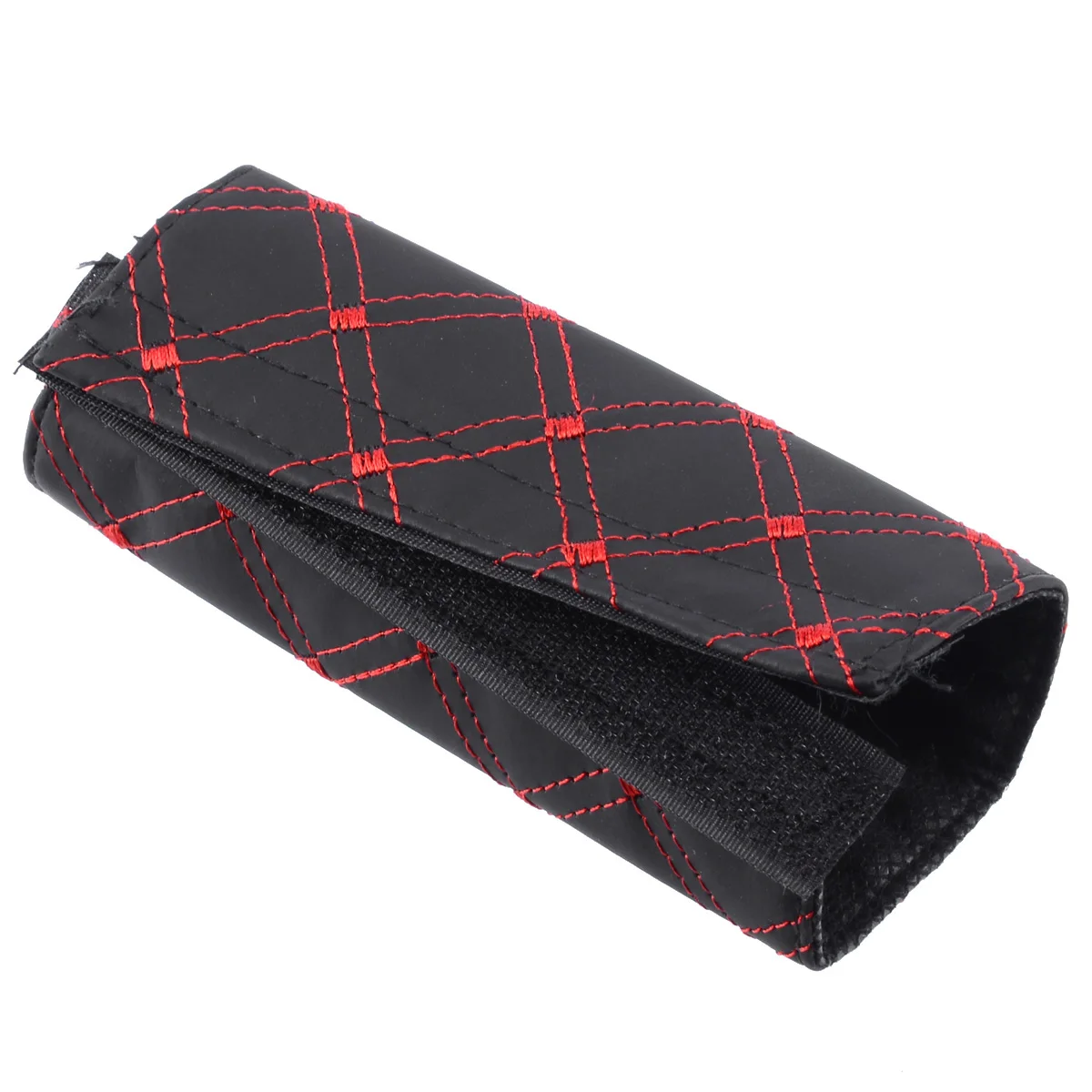 Universal 2Pcs/set Red Car Faux Leather Gear Shift Knob Car Hand Brake Cover Sleeves Hot Sales