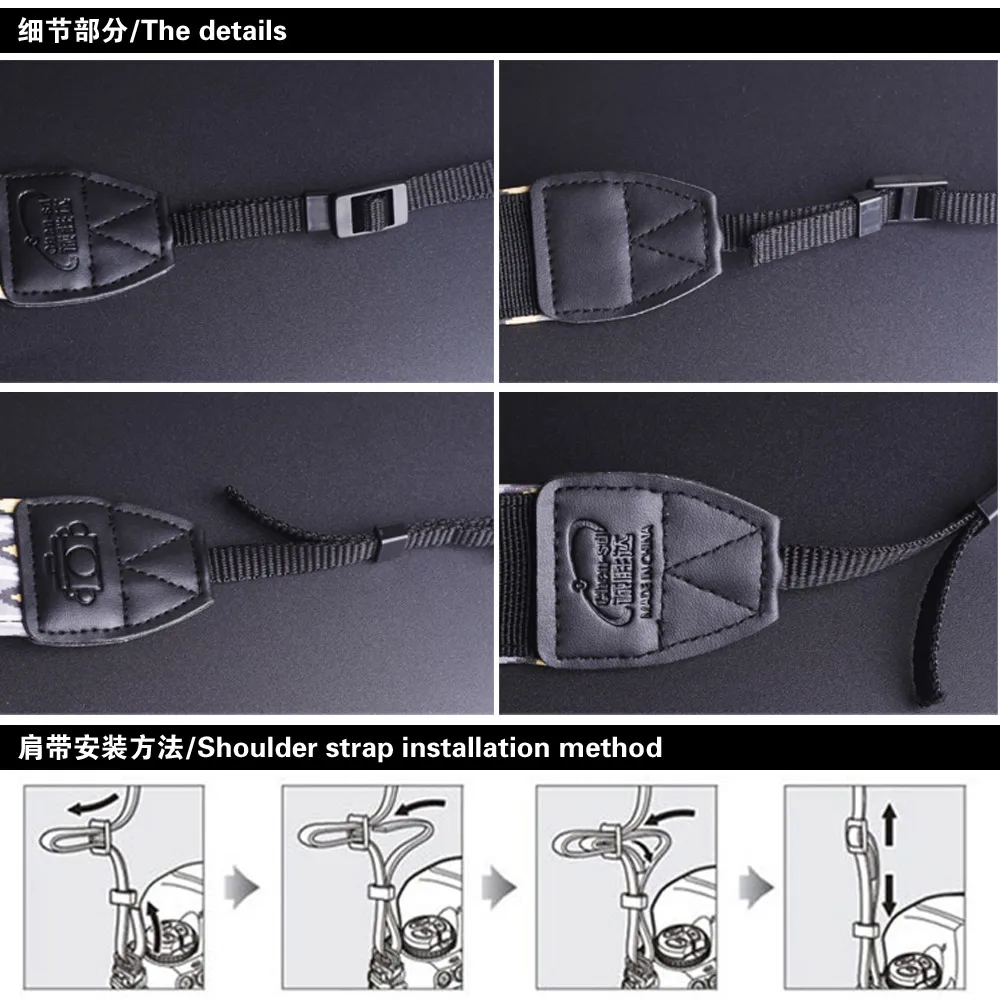 Классическая камера ремень Универсальный камеры шеи плечо пояса, ремни для Canon EOS Sony Nikon Fuji Pentax Olympus SLR DSLR камеры