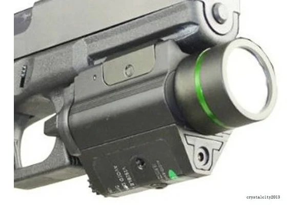 Cow 300Lm Cree Flashlight/lights fit for Pistol/Glock Weaver/Picatinny Rail #n69 