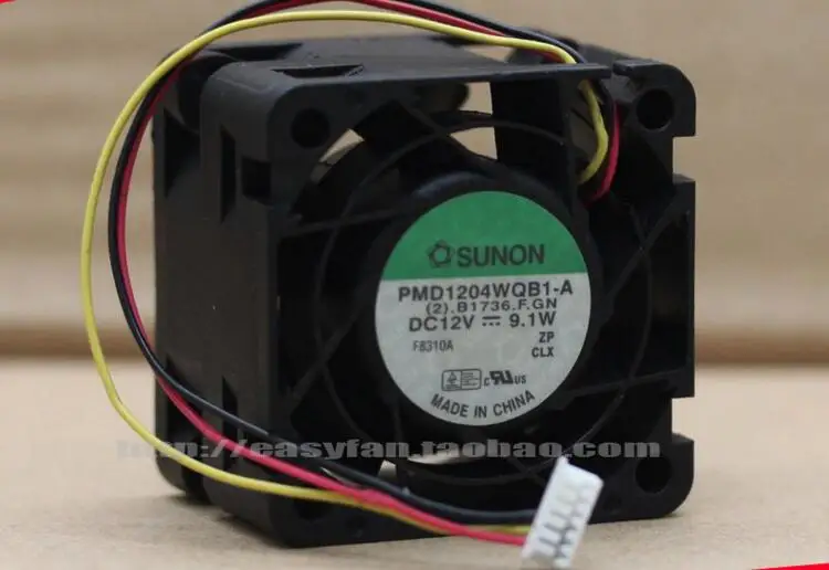 SUNON PMD1204WQB1-A (2).B1736.F.GN DC 12V 9 1 W 40x40x28mm вентилятор охлаждения сервера | Компьютеры и