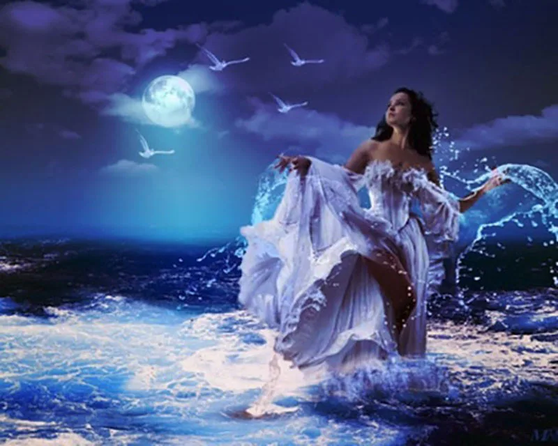 

diamond embroidery people Needlework cross stitch diy 5D diamond Painting diamond mosaic Home Decor sea Naked girl portrait