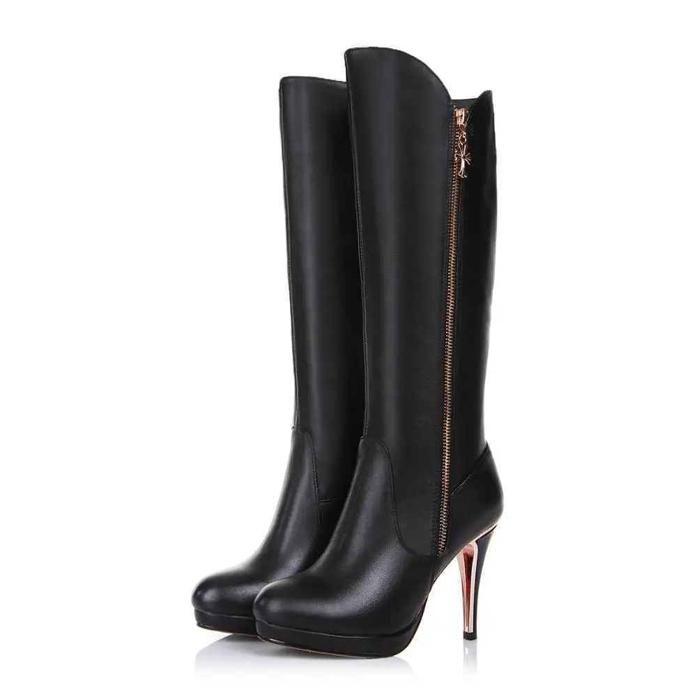 

New type of high-heel side zipper boots for women in 2019