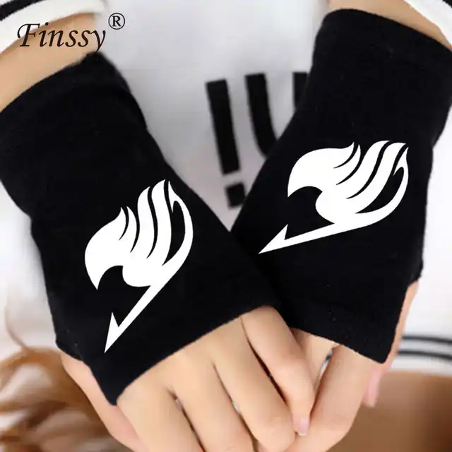 Fingertoys Japanische Anime S/ü/ß Cartoon Strickhandschuhe Attack On Titan Attack On Titan//Naruto//My Hero Academia Weich Warm Cosplay Handschuhe Unisex Fingerlose Handschuhe f/ür Anime Ventilatoren