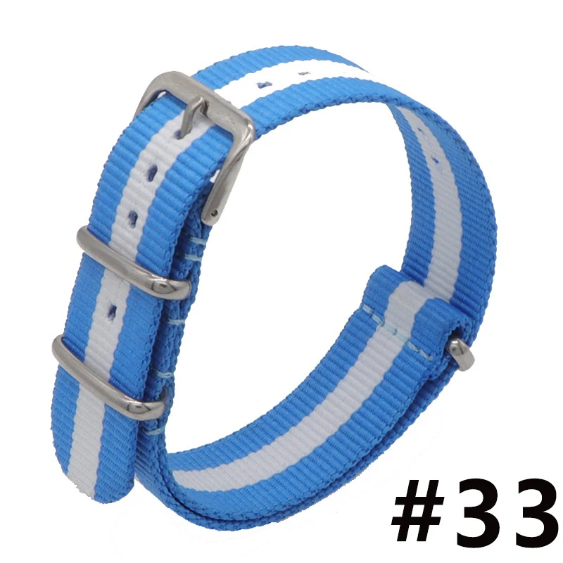 1pcs Bracelet Nylon Nato Watch Strap16mm Band Watch Waterproof Bracelet Multicolor Colors In Stock 1pcs Bracelet Nylon Nato Watch Strap16mm Band Watch Waterproof Bracelet Multicolor Colors In Stock