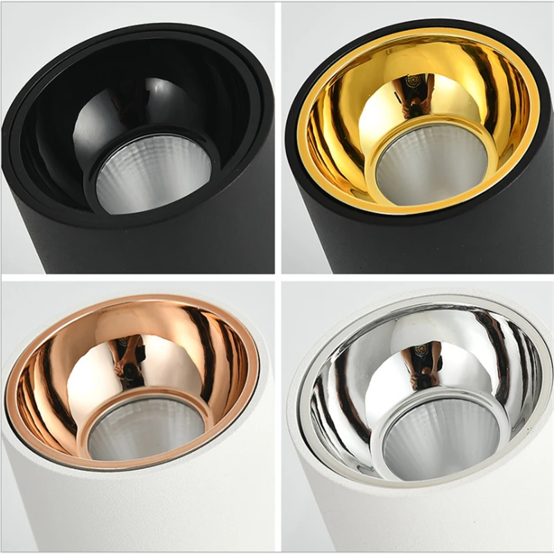  85-265Vac 5-20W LED surface mounted ceiling spot lamp color ring 30 degree beam angle brightness ch - 32931541207