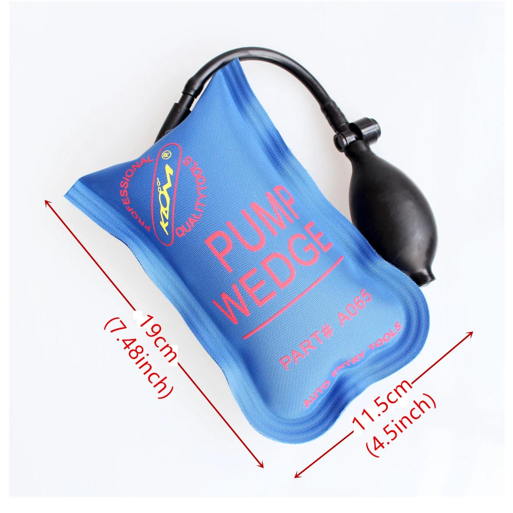 KLOM Pump Wedge Air Wedge with Car Radio Door Clip Panel Trim Dash Audio Removal Open Installer Pry Tool