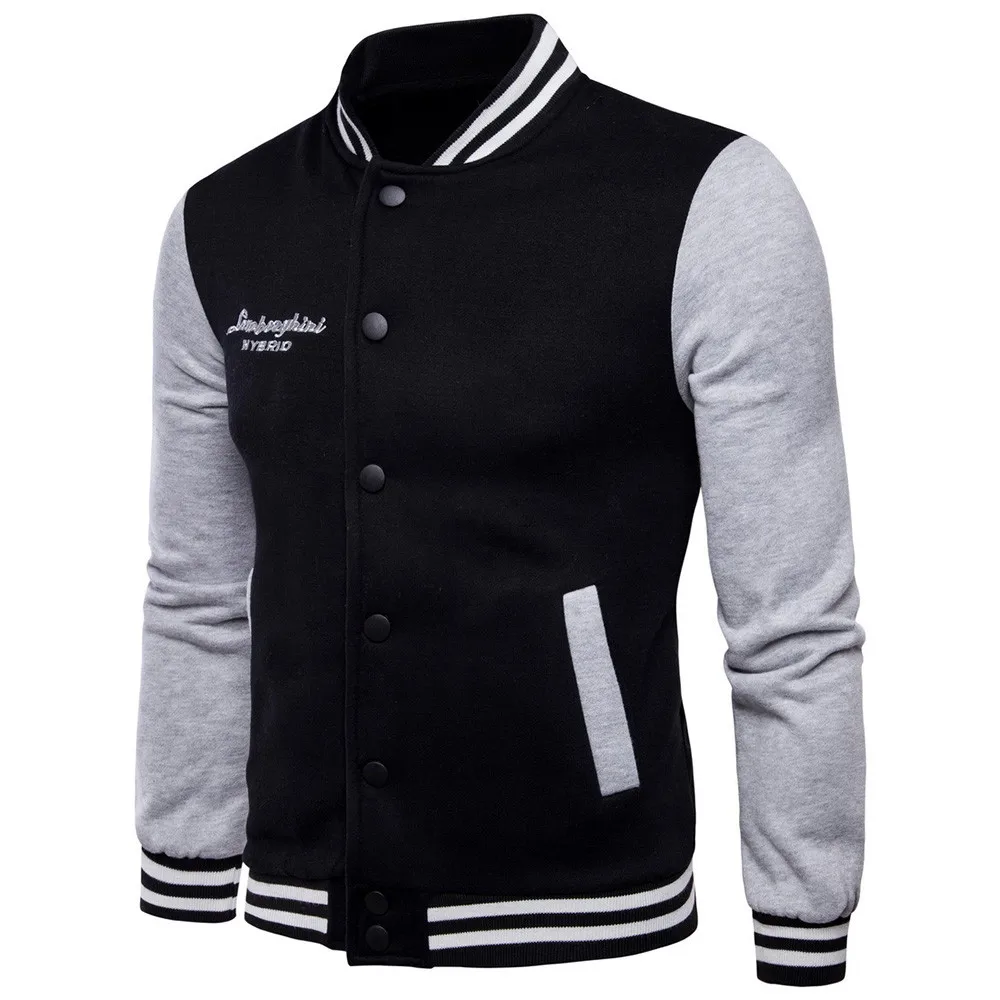 

Valentine's autumn fashion long-sleeved stitching jersey fitness training running sportswear shirt jacket baseball uniform