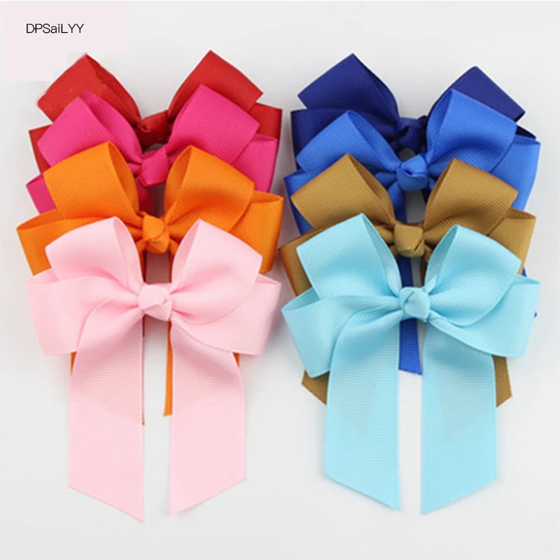 Dpsailyy 2 шт. Новые поступления Grosgrain ленты Вертушка бутик волосы луки Зажимы для