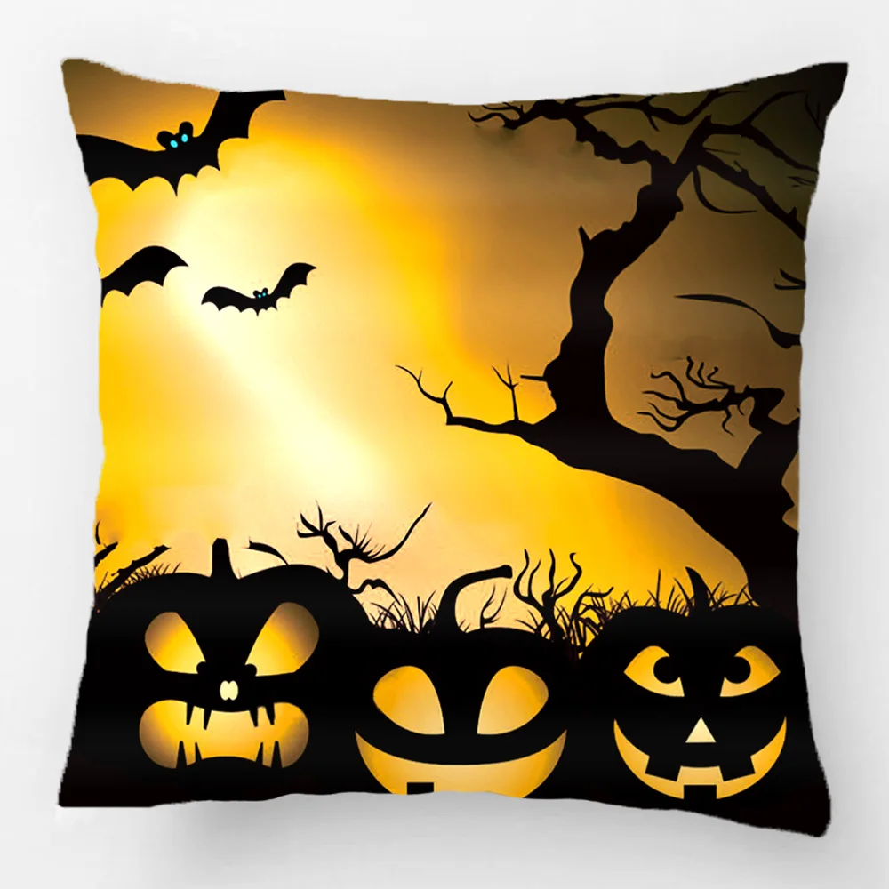 Halloween Night Throw Pillow Case Decorative Cushion Cover Pillowcase