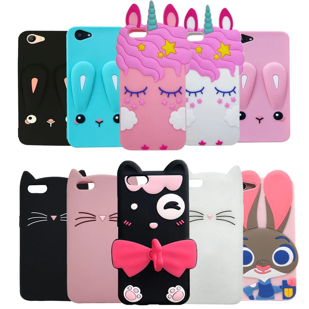 

Soft Silicon Cover For OPPO A83 Case 3D Cartoon smile Cat Case for OPPO A83 A 83 5.7 inch A83T A83M