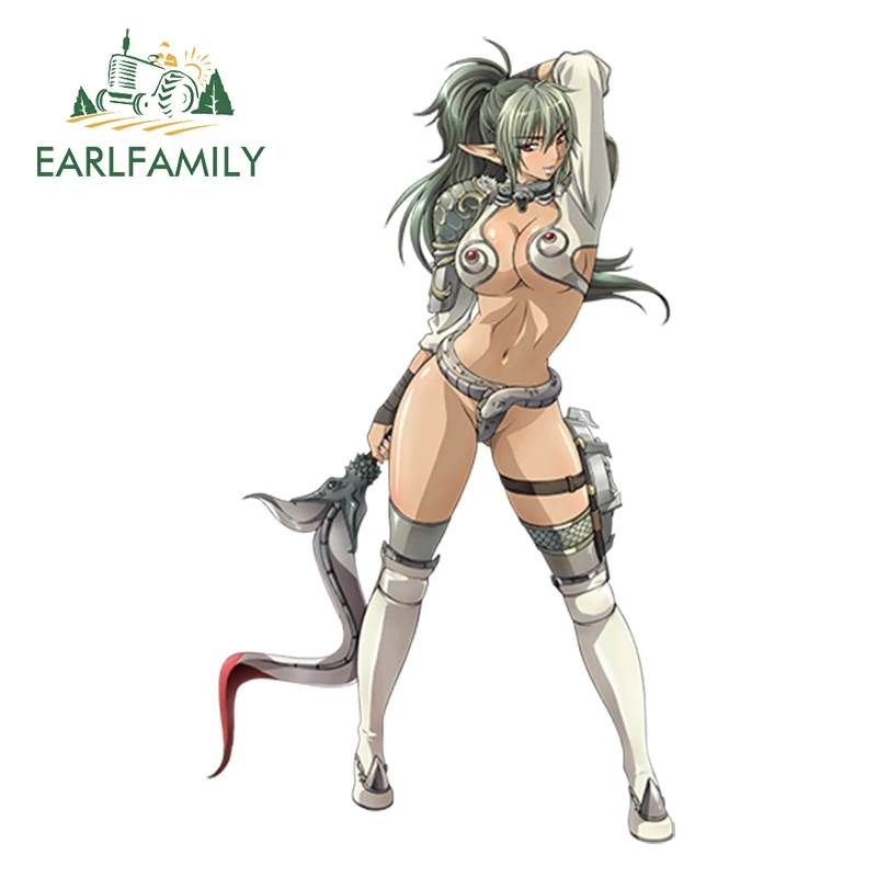 

EARLFAMILY 13cm x 7.64cm 3D Sexy Hot Car Sticker Queen's Blade - Echidna Render Vinyl Decal Window Wiper Decal Accessories