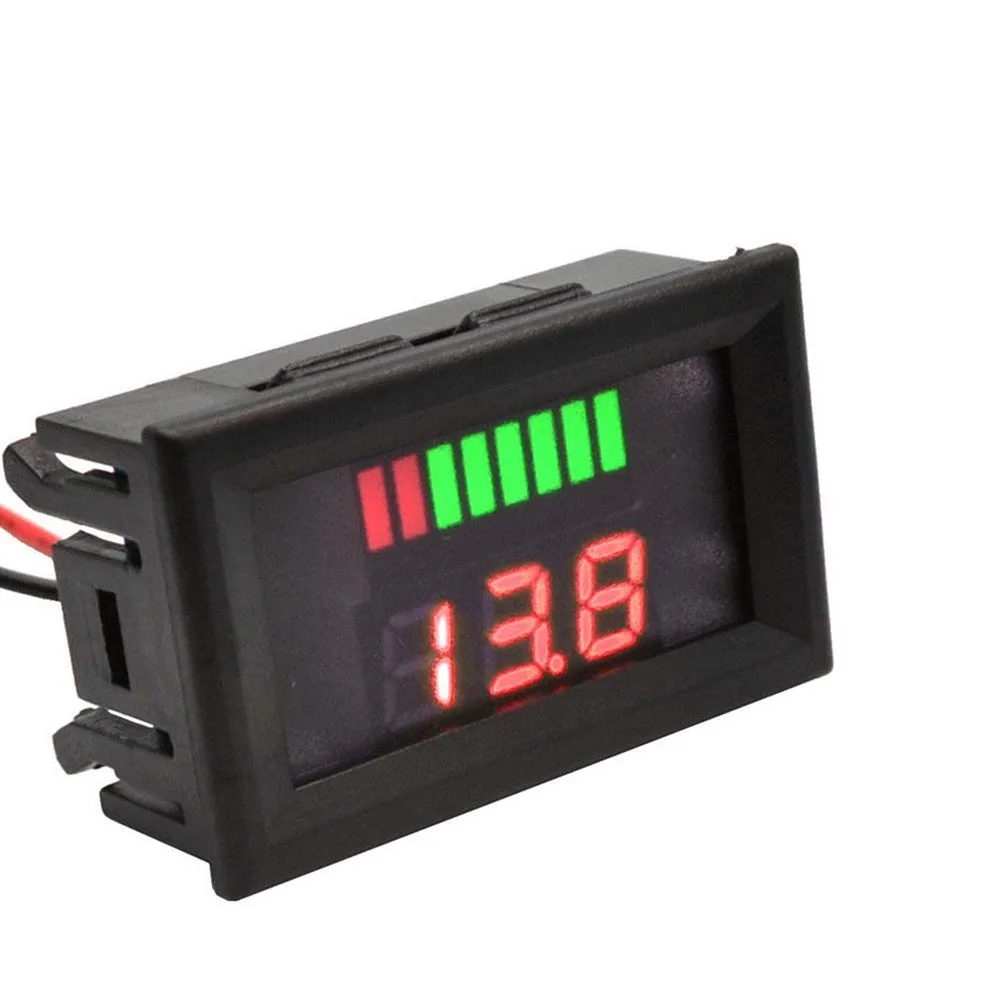 Lead acid Battery Indicator Intuitive Voltage Display LED Display Meter