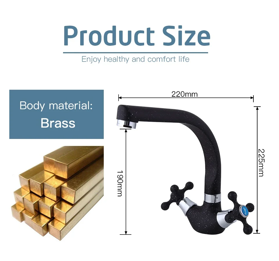 Frap Multicolor Spray Painting Kitchen basin Faucet Single hole Modern design two handle Cold and hot water tap F5408-7/8/10/21