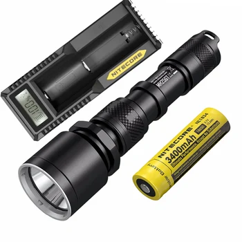 

NITECORE MH25GT Flashlight Kit CREE XP-L HI V3 max 1000 lumen beam throw 452M handheld torch + 3400mAh li battery UM10 charger