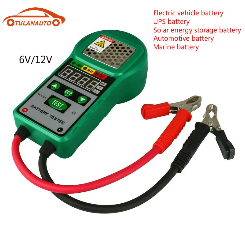 

Automotive Battery Tester 6V and 12V DC 4-wires Resistance Test for UPS Battery Solar Energy Storage Battery Marine Battery