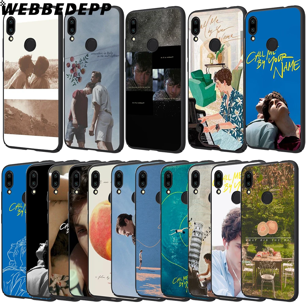 WEBBEDEPP чехол из мягкого ТПУ с надписью Call Me by Your Name для Xiaomi Redmi 7 4A 5A 6A 8A S2 4 4x5 Plus 6 Pro |