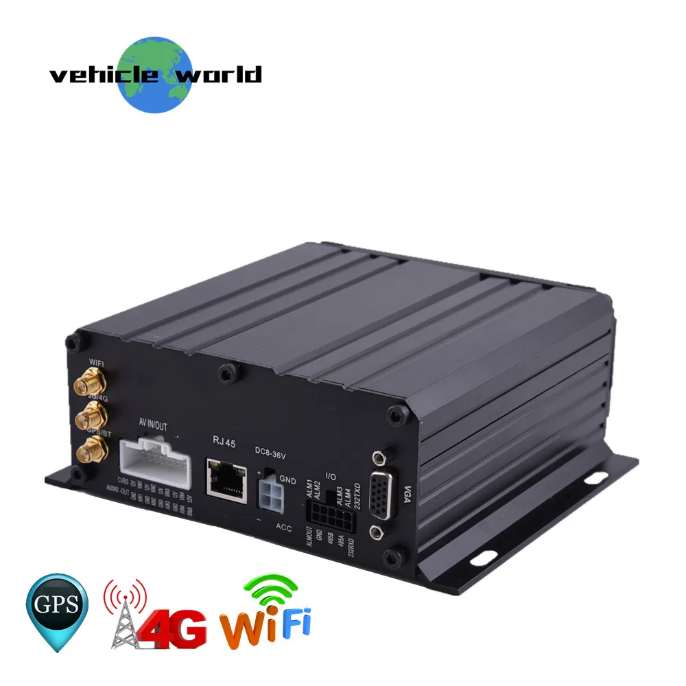 H.264 4Ch 720 P AHD 1.0MP прицеп грузовика такси автомобиля школьный автобус HDD sd-карта мобильный видеорегистратор с gps 4G WI-FI