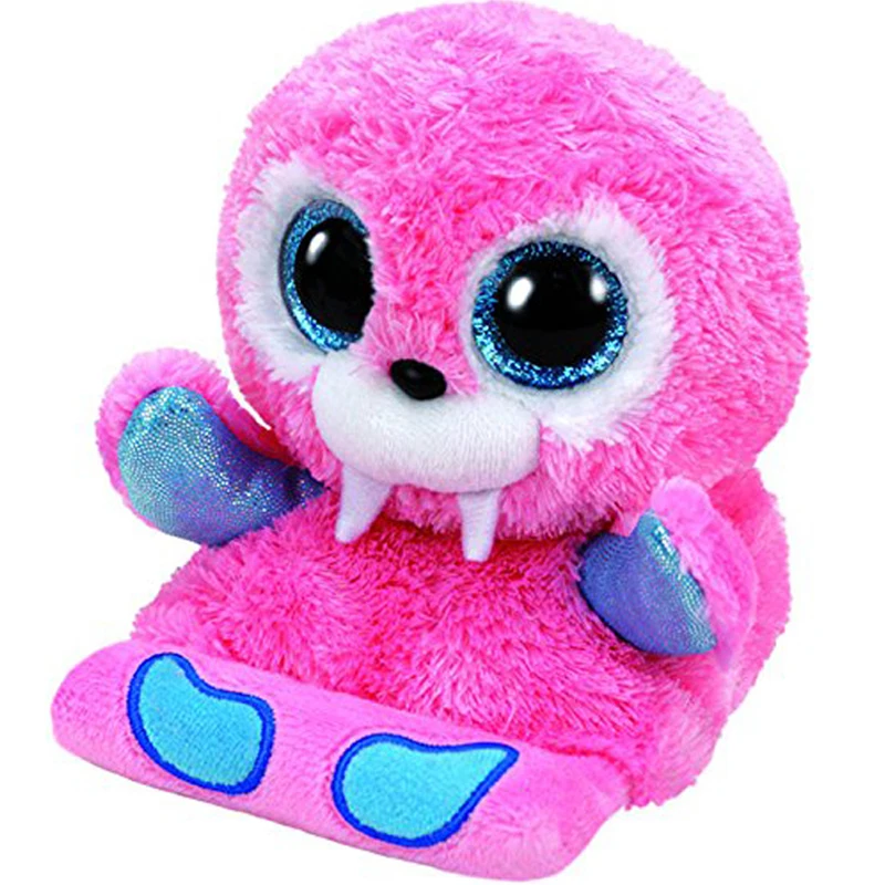 

Ty Peek-A-Boo Phone Holder with Screen Cleaner Bottom Sailor the Walrus Plush Toy 15cm