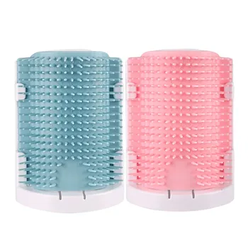

Pet Cat Self Corner Grooming Comb Kitten 3 in 1 Multifunctional Brush Hair Trimming Toy